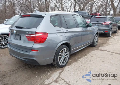 2015 BMW X3 xDrive28I из США, поврежденный, VIN 5UXWX9C53F0D47382